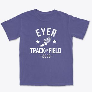 Howard A Eyer Junior High School Track and Field Premium Heavyweight T-shirt