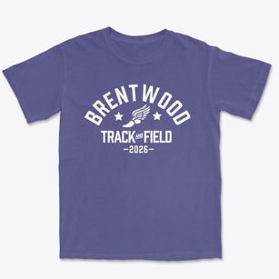 Brentwood Middle School Track and Field Premium Heavyweight T-shirt