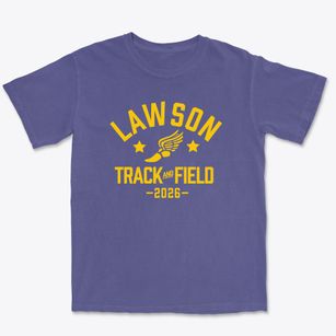 Lawson Early Childhood School Track and Field Premium Heavyweight T-shirt