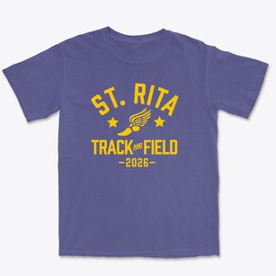 Saint Rita School Track and Field Premium Heavyweight T-shirt