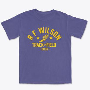 R F Wilson Elementary School Track and Field Premium Heavyweight T-shirt