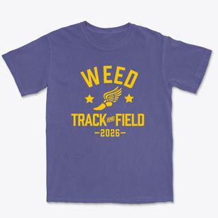 Weed High School Track and Field Premium Heavyweight T-shirt