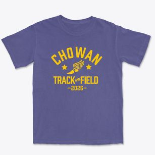 Chowan Middle School Track and Field Premium Heavyweight T-shirt