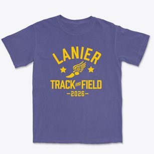 Lanier Elementary School Track and Field Premium Heavyweight T-shirt
