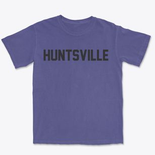Huntsville Alabama Classic Block Premium Heavyweight T-shirt
