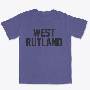 West Rutland Vermont Classic Block Premium Heavyweight T-shirt
