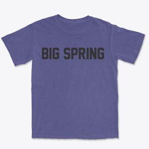 Big Spring Texas Classic Block Premium Heavyweight T-shirt
