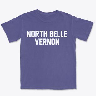 North Belle Vernon Pennsylvania Classic Block Premium Heavyweight T-shirt
