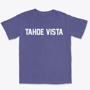 Tahoe Vista California Classic Block Premium Heavyweight T-shirt