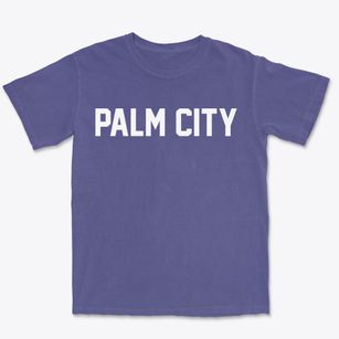 Palm City Florida Classic Block Premium Heavyweight T-shirt