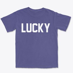 Lucky Louisiana Classic Block Premium Heavyweight T-shirt