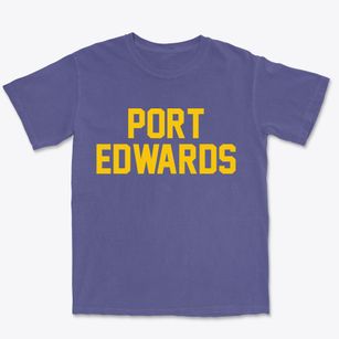 Port Edwards Wisconsin Classic Block Premium Heavyweight T-shirt