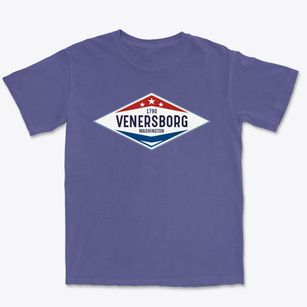 Venersborg Washington Diamond Star Premium Heavyweight T-shirt
