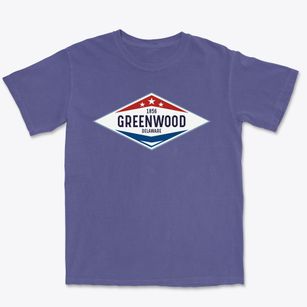 Greenwood Delaware Diamond Star Premium Heavyweight T-shirt