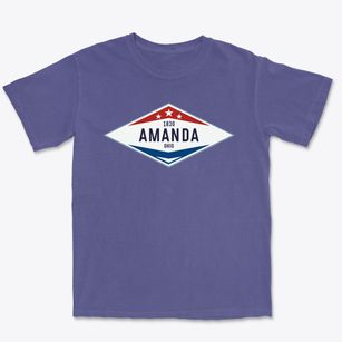 Amanda Ohio Diamond Star Premium Heavyweight T-shirt