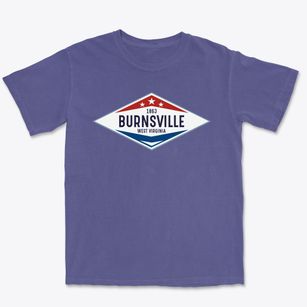 Burnsville West Virginia Diamond Star Premium Heavyweight T-shirt