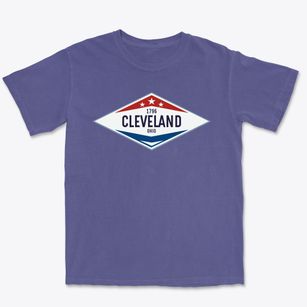 Cleveland Ohio Diamond Star Premium Heavyweight T-shirt