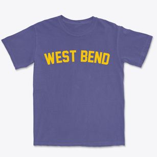 West Bend Iowa Classic Curve Premium Heavyweight T-shirt