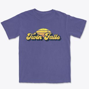 Twin Falls Idaho Sublime Sunset Premium Heavyweight T-shirt