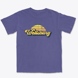 Wellsburg West Virginia Sublime Sunset Premium Heavyweight T-shirt