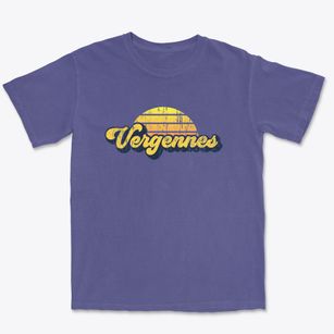 Vergennes Vermont Sublime Sunset Premium Heavyweight T-shirt