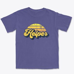 Helper Utah Sublime Sunset Premium Heavyweight T-shirt