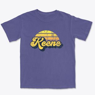 Keene New Hampshire Sublime Sunset Premium Heavyweight T-shirt