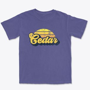 Cedar Michigan Sublime Sunset Premium Heavyweight T-shirt