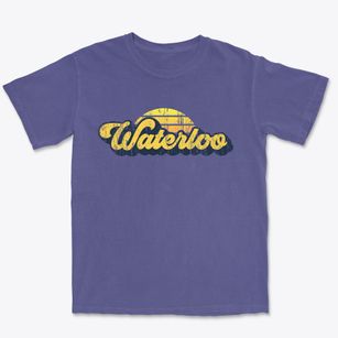 Waterloo Iowa Sublime Sunset Premium Heavyweight T-shirt