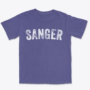 Sanger Texas Timeless Retro Premium Heavyweight T-shirt