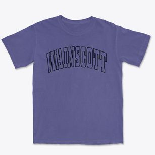Wainscott New York Trendy Block Premium Heavyweight T-shirt