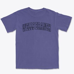 Wells Branch Texas Trendy Block Premium Heavyweight T-shirt