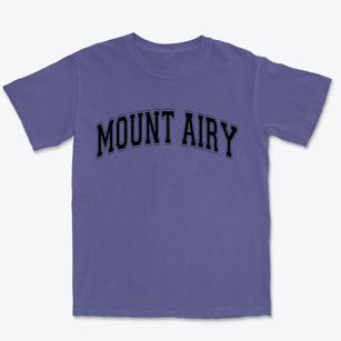 Mount Airy North Carolina Varsity Premium Heavyweight T-shirt
