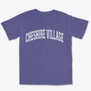 Cheshire Village Connecticut Varsity Premium Heavyweight T-shirt