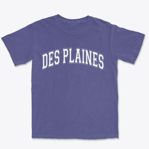 Des Plaines Illinois Varsity Premium Heavyweight T-shirt