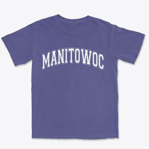 Manitowoc Wisconsin Varsity Premium Heavyweight T-shirt