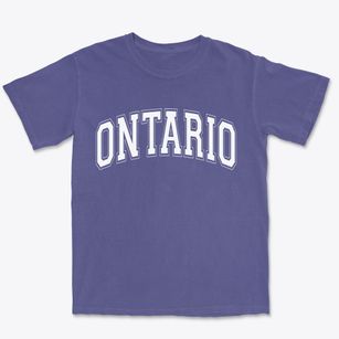 Ontario New York Varsity Premium Heavyweight T-shirt