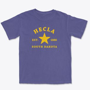Hecla South Dakota Star Premium Heavyweight T-shirt