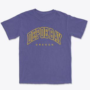 Depoe Bay Oregon Inline Premium Heavyweight T-shirt