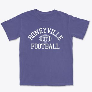 Honeyville Utah Football Premium Heavyweight T-shirt