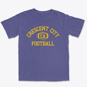 Crescent City California Football Premium Heavyweight T-shirt