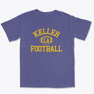 Keller Louisiana Football Premium Heavyweight T-shirt