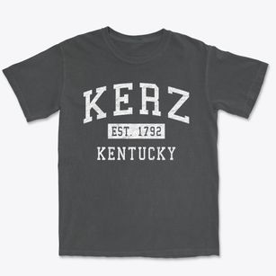 Kerz Kentucky Classic Established Premium Heavyweight T-shirt