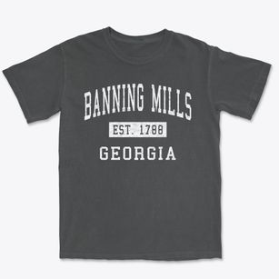 Banning Mills Georgia Classic Established Premium Heavyweight T-shirt