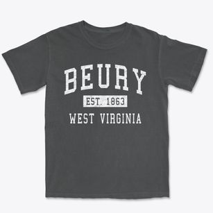 Beury West Virginia Classic Established Premium Heavyweight T-shirt
