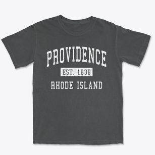 Providence Rhode Island Classic Established Premium Heavyweight T-shirt