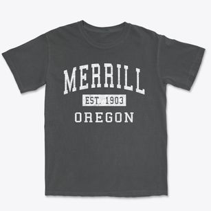 Merrill Oregon Classic Established Premium Heavyweight T-shirt