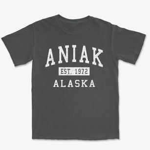 Aniak Alaska Classic Established Premium Heavyweight T-shirt