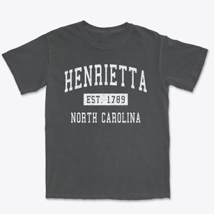 Henrietta North Carolina Classic Established Premium Heavyweight T-shirt