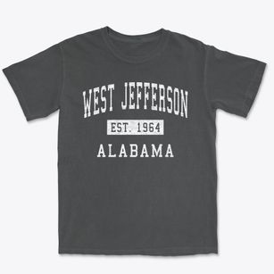 West Jefferson Alabama Classic Established Premium Heavyweight T-shirt